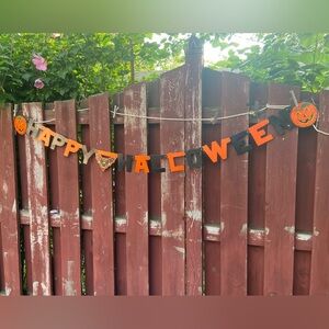 Vintage Happy Halloween Banner